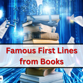 First lines from books